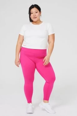 TLC Leggings In Terez Pink 25 TLC Leggings In Terez Pink -Chic Wear Shop LOOK 019 2235