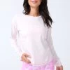Bliss Long Sleeve Tee In Light Pink -Chic Wear Shop LightPink Bliss LS 1