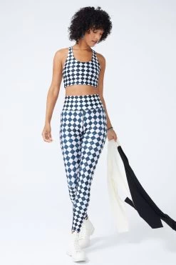 Hi-Shine Leggings In Dance Floor 18 Hi-Shine Leggings In Dance Floor -Chic Wear Shop MarbleFloor Leggings 5