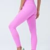 UpLift Leggings In Pink Heart Foil -Chic Wear Shop MiniHeartsPink Leggings 3
