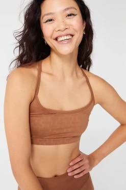 TLC Monogram Y-Back Bralette In Aztec 10 TLC Monogram Y-Back Bralette In Aztec -Chic Wear Shop Monogram Camel YBackBra 4