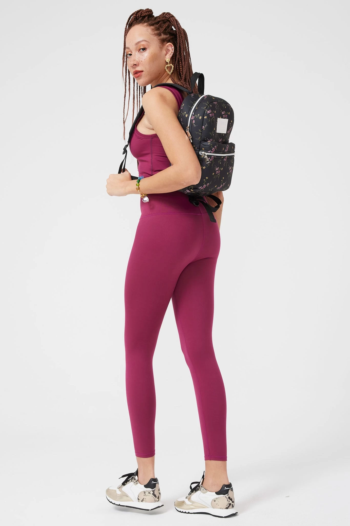 TLC Leggings In Black Raspberry 4 TLC Leggings In Black Raspberry - Image 2