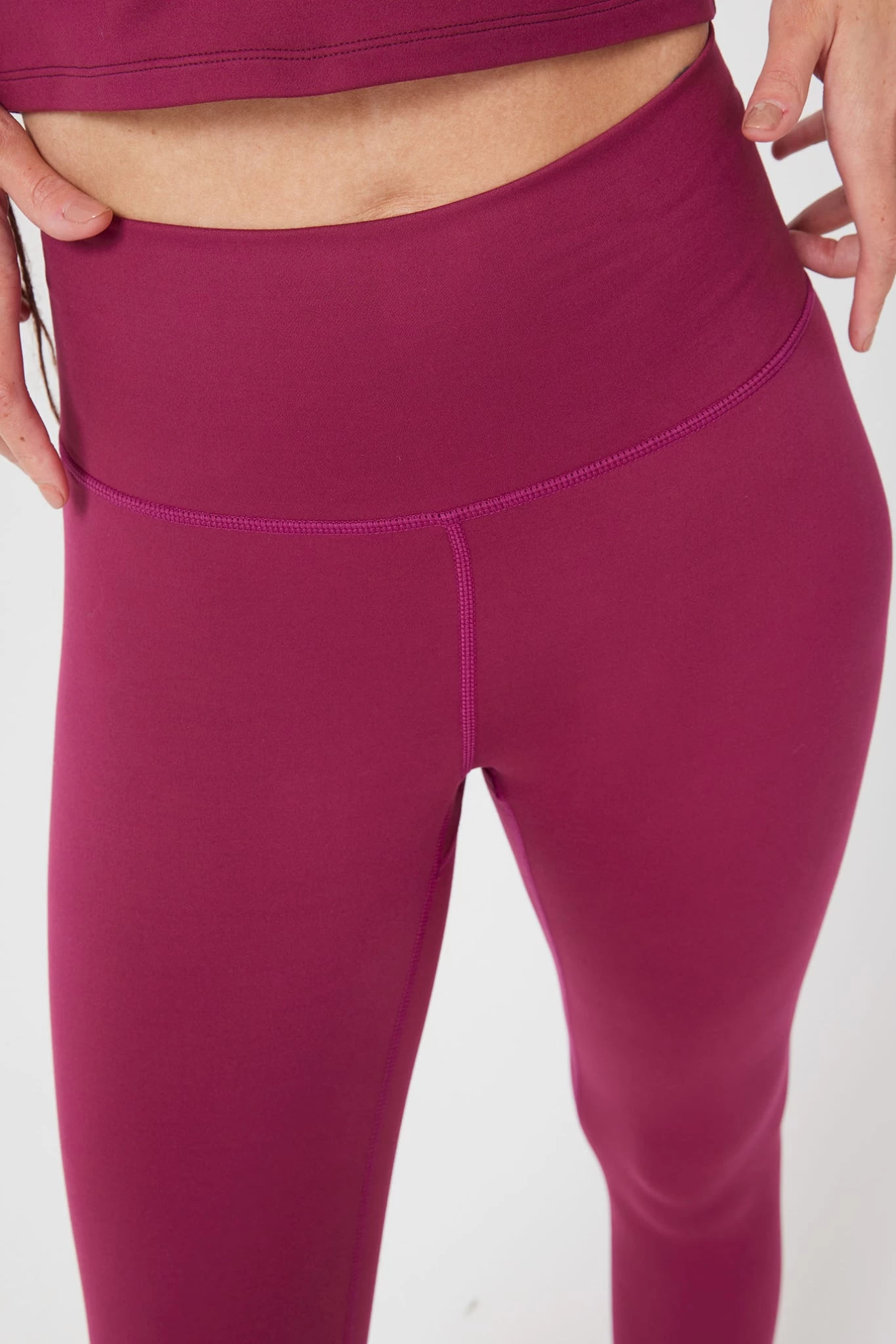 TLC Leggings In Black Raspberry 7 TLC Leggings In Black Raspberry - Image 5
