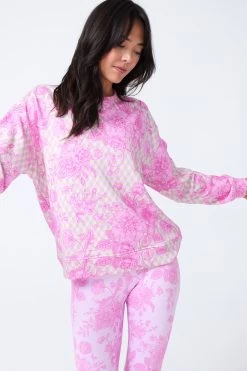 Chic Wear Shop -Chic Wear Shop PinkFineChina OatGeo Crewneck 2