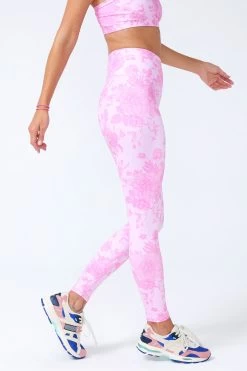 TLC Printed Leggings In Pink Porcelain 10 TLC Printed Leggings In Pink Porcelain -Chic Wear Shop PinkFineChina TLC Leggings 2