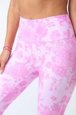 TLC Printed Leggings In Pink Porcelain 12 TLC Printed Leggings In Pink Porcelain -Chic Wear Shop PinkFineChina TLC Leggings 4