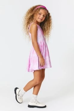 Girls Skater Dress In Pink Porcelain 8 Girls Skater Dress In Pink Porcelain -Chic Wear Shop PorcelainPink Dress Girls 2