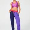 Colorblock Sweatpants In Navy And Electric Purple 1 Colorblock Sweatpants In Navy And Electric Purple -Chic Wear Shop PurpleNavy Colorblock Sweatpants 1 1