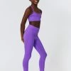 Girls TLC Leggings In Electric Purple 2 Girls TLC Leggings In Electric Purple -Chic Wear Shop Purple Legging Girls 2