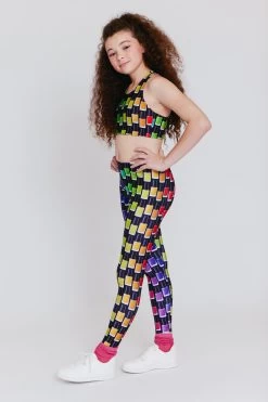 Girls Leggings In Black Rainbow Nail Polish -Chic Wear Shop RainbowNailpolish Legging 5 27920e37 6452 46e3 8262 428d381efd69