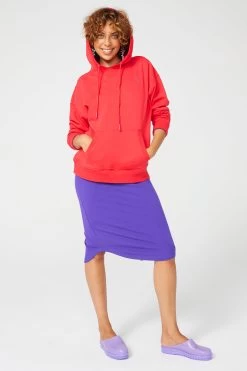 Hoodie In Hot Red 10 Hoodie In Hot Red -Chic Wear Shop Red Hoodie 3