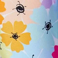 Girls Gym Shorts In Retro Floral 7 Girls Gym Shorts In Retro Floral - Image 5