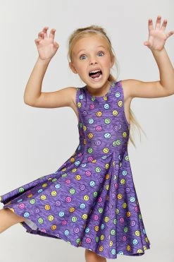 Kids Skater Dress In Rainbow Smiles 9 Kids Skater Dress In Rainbow Smiles -Chic Wear Shop SmileyDress 3 65acbb43 b571 4ffa b86b 814130225279