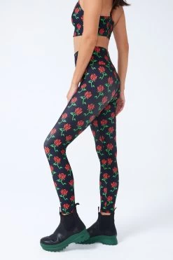 DuoKnit Leggings In Stemmed Roses -Chic Wear Shop StemmedRoses TLC Leggings 3
