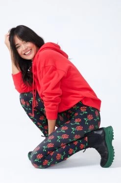 DuoKnit Leggings In Stemmed Roses