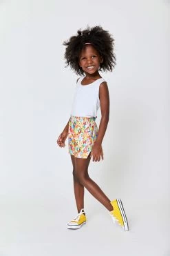 Girls Gym Shorts In Neon Candy 10 Girls Gym Shorts In Neon Candy -Chic Wear Shop TEREZ FEB2022 32999