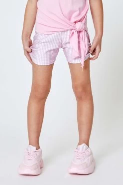 Kids Tie Front T-Shirt In Baby Pink -Chic Wear Shop TEREZ FEB2022 33704copy bcaba116 e7b1 4f82 b0d7 a3ae48dddebf