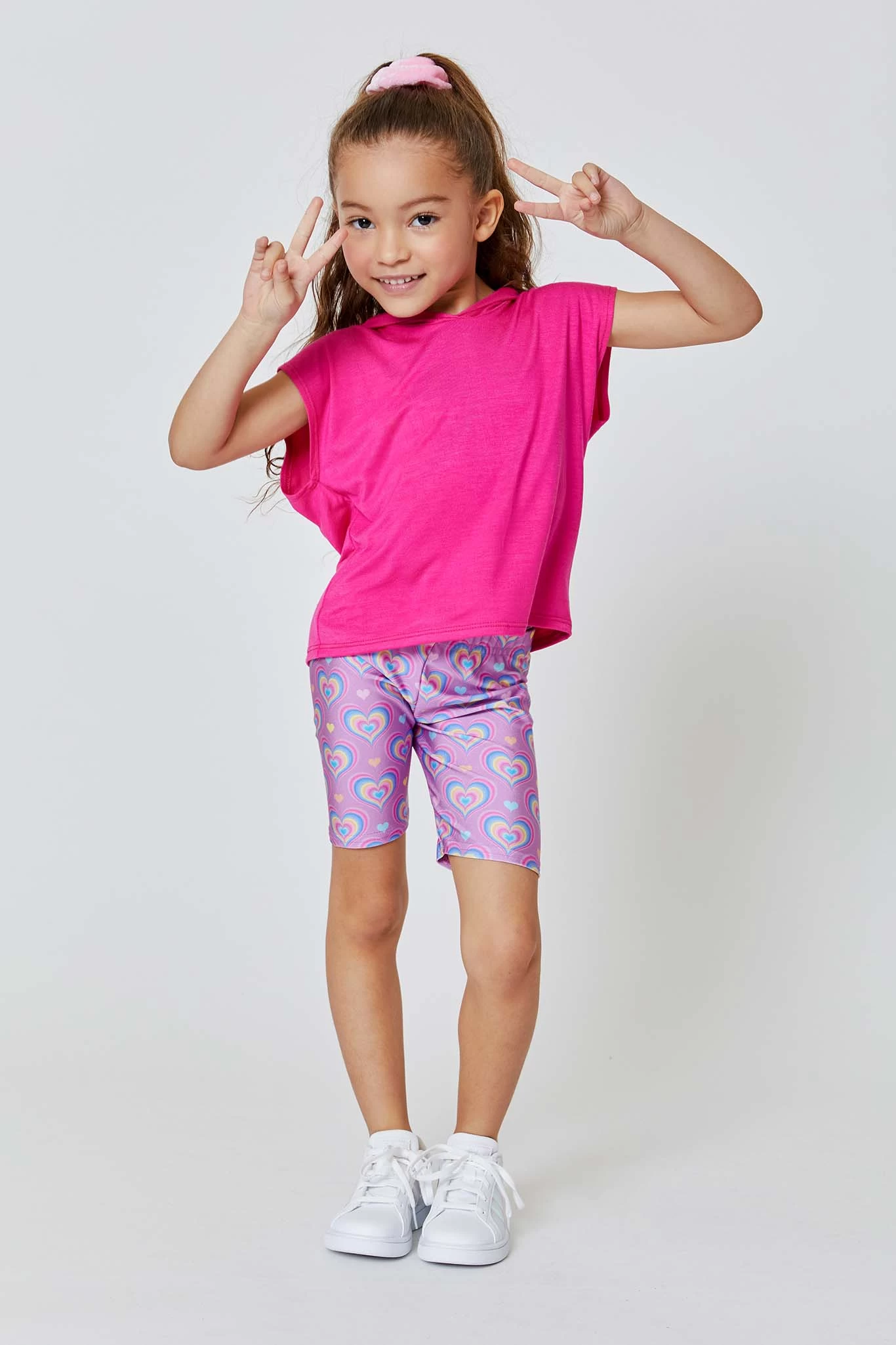 Girls Crop Hoodie In Terez Pink 11 Girls Crop Hoodie In Terez Pink - Image 9