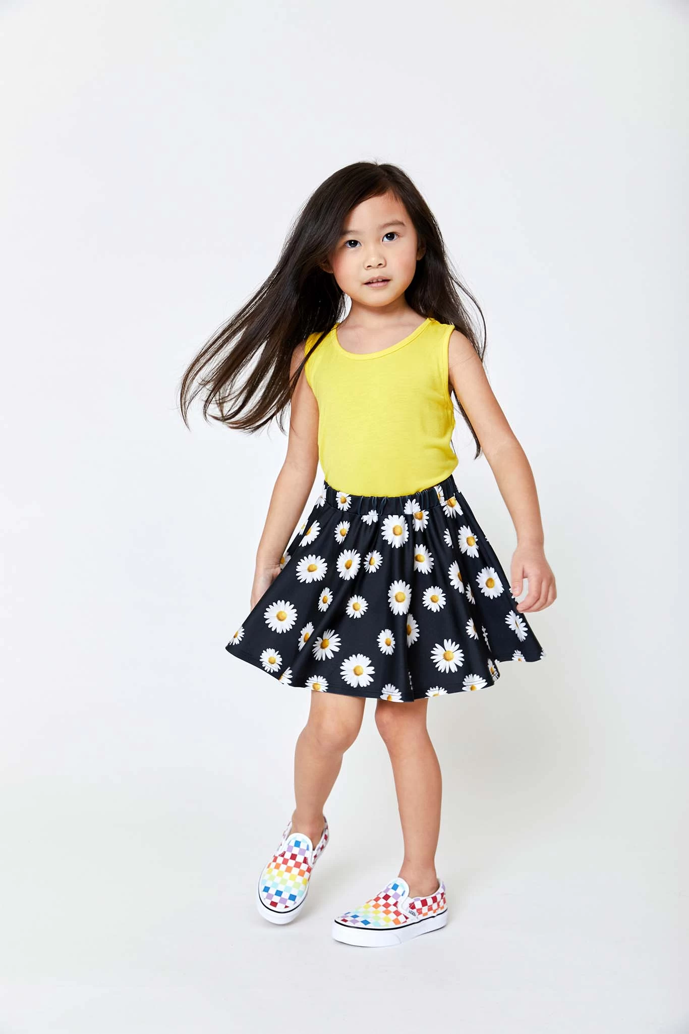 Kids Racerback Tank In Light Yellow 6 Kids Racerback Tank In Light Yellow - Image 4