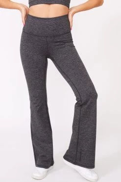 New Release -Chic Wear Shop TLCFlare Legging DarkHeatherGray 2