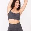 Terez X Goop TLC Y-Back Bralette In Dark Heathered Gray -Chic Wear Shop TLCYBack Bralette DarkHeatherGray 3