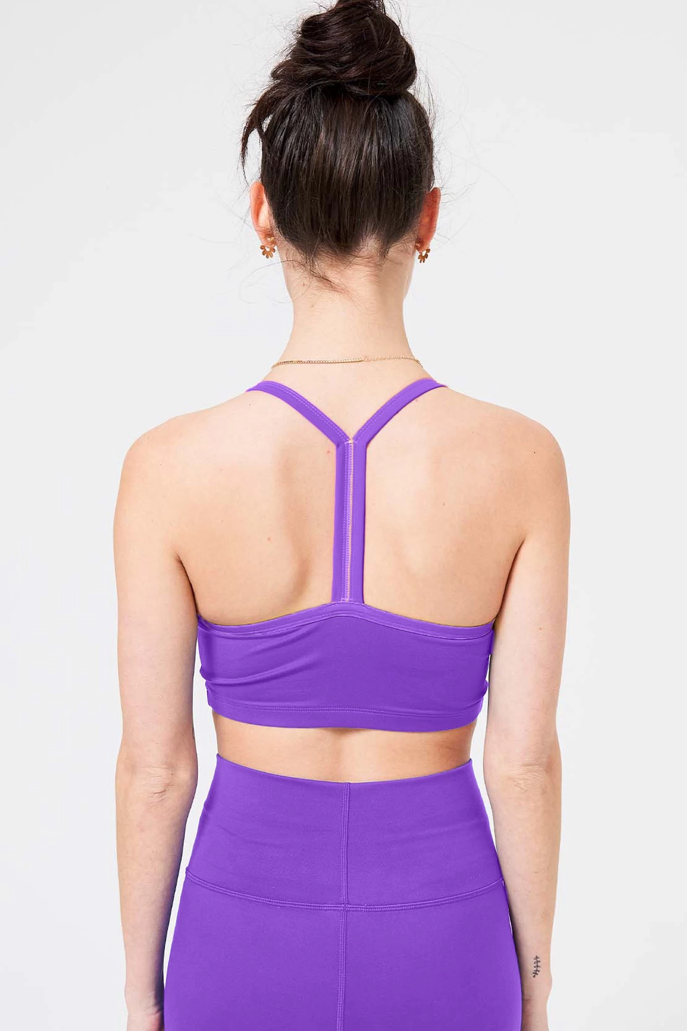 TLC Y-Back Bralette In Super Electric Purple 6 TLC Y-Back Bralette In Super Electric Purple - Image 4