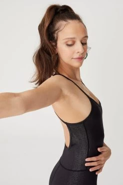 TLC Bodysuit In Onyx Sparkle 15 TLC Bodysuit In Onyx Sparkle -Chic Wear Shop TLC Onyx Onesie 2