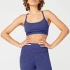 TLC Y-Back Bralette In Heathered Navy 2 TLC Y-Back Bralette In Heathered Navy -Chic Wear Shop TLC YBackBra NavyHeathered 1