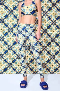 Hi-Shine Leggings In Ceramic Tile