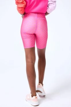 Hi-Shine Bike Shorts In Melon Racing Check 8 Hi-Shine Bike Shorts In Melon Racing Check -Chic Wear Shop Terez63dd6d83204a554583654163dd6d83204ac.63dd6d83204ac
