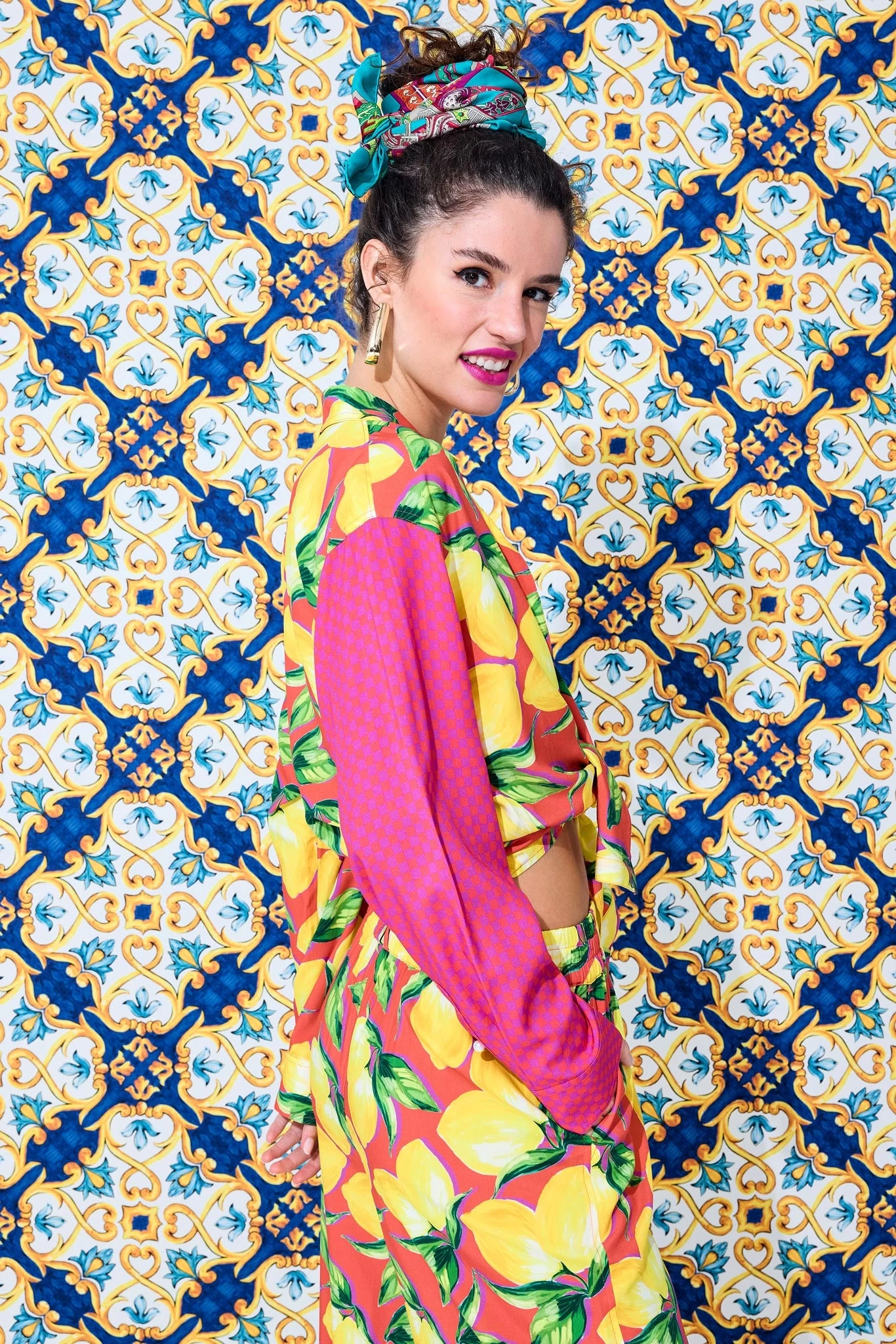 Button Down In Lemon Spritz Patchwork 4 Button Down In Lemon Spritz Patchwork - Image 2