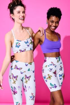 DuoKnit Y-Back Bralette In Cool Gray Neon Butterflies -Chic Wear Shop Terez63dd72230e54900845853163dd72230e550.63dd72230e550