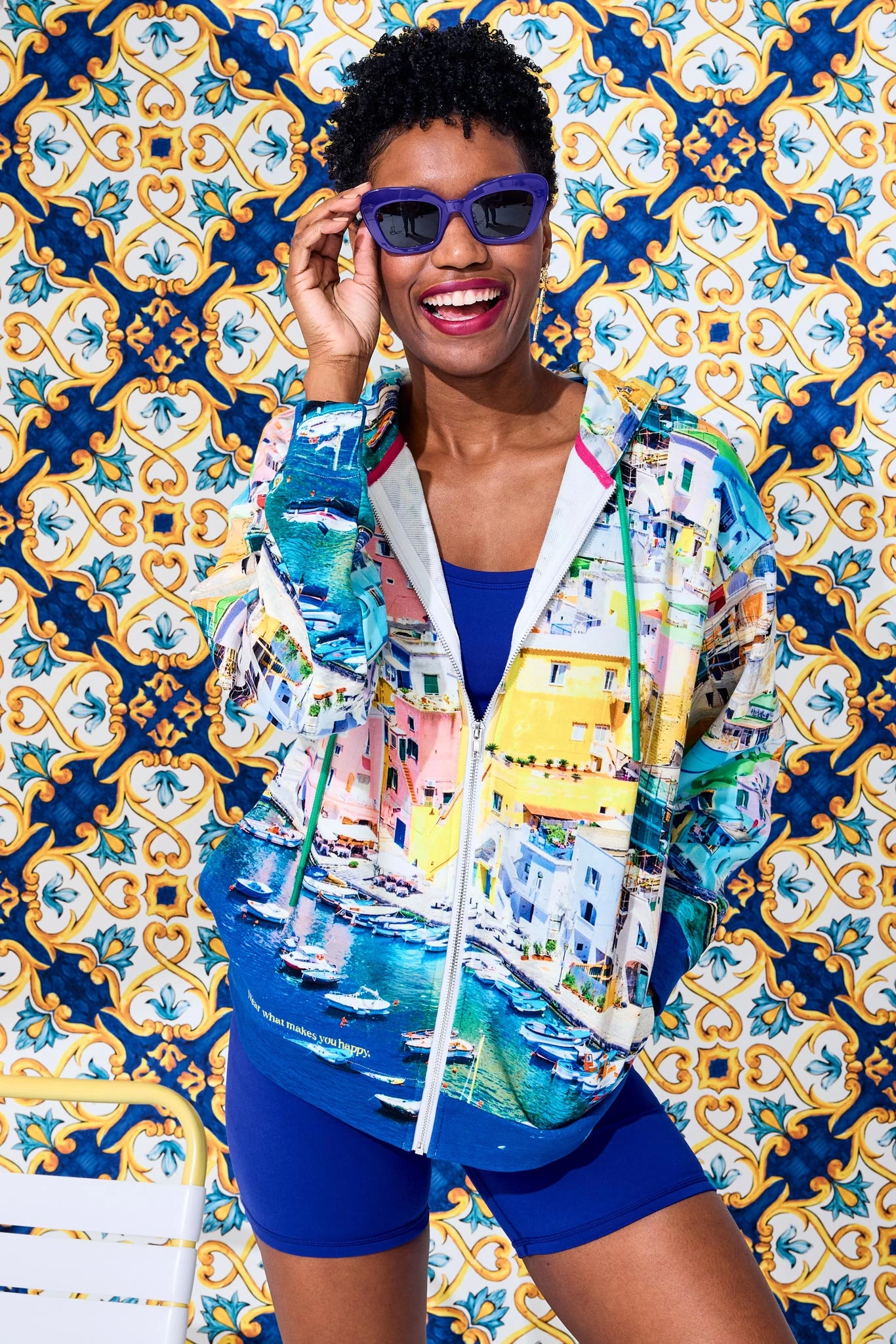 Oversized Zip Hoodie In Italian Port 3 Oversized Zip Hoodie In Italian Port