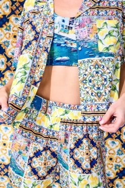 Short Sleeve Button Down In Amalfi Patchwork 10 Short Sleeve Button Down In Amalfi Patchwork -Chic Wear Shop Terez63dd7224a37dc32987672663dd7224a37e6.63dd7224a37e6