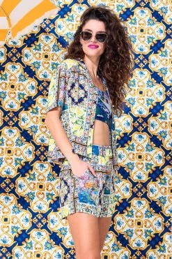 Short In Amalfi Patchwork