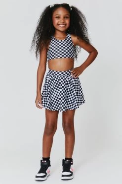 Girls Skater Skirt In Racing Check -Chic Wear Shop Terez63e063a7d681a05184448863e063a7d6821.63e063a7d6821