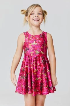 Kids Skater Dress In Bougainvillea -Chic Wear Shop Terez63e06846328a416271471563e06846328ab.63e06846328ab