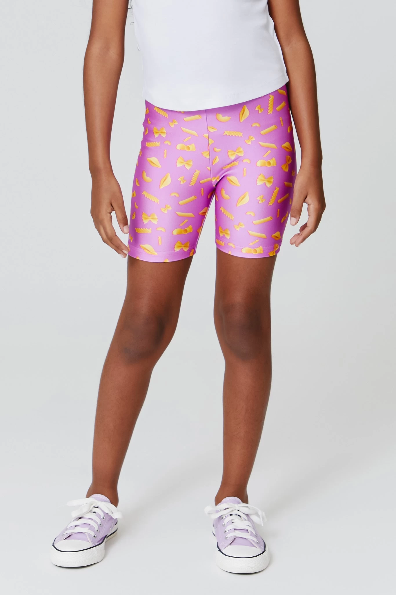 Kids Bike Shorts In Pasta Party 3 Kids Bike Shorts In Pasta Party