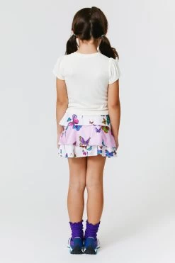 Girls Tiered Skirt In Neon Butterflies -Chic Wear Shop Terez63e06991d138d02142755363e06991d1395.63e06991d1395