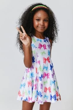 Toddler Skater Dress In White Fancy Bows -Chic Wear Shop Terez63e06a6fe61da82128151063e06a6fe61e4.63e06a6fe61e4