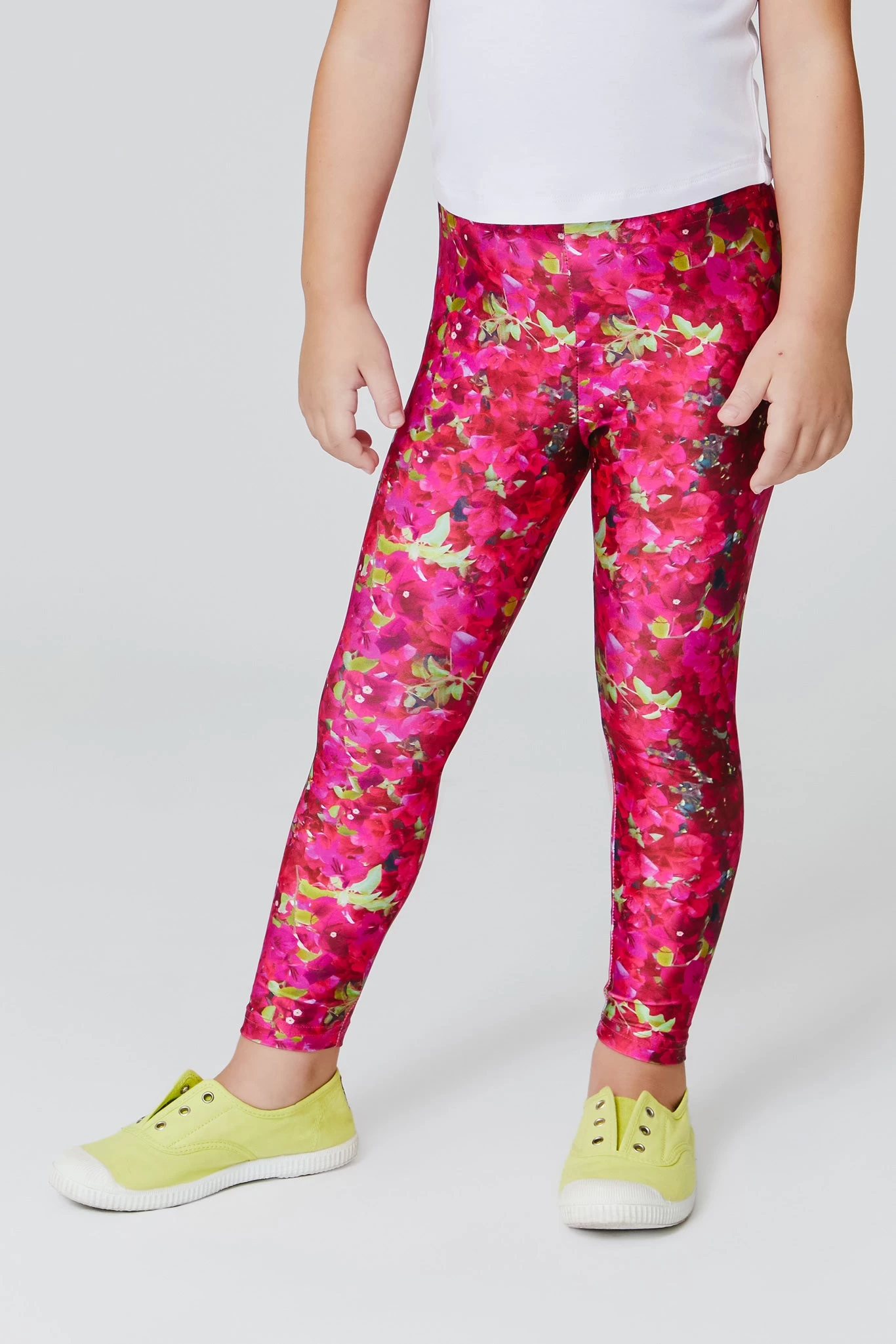 Toddler Leggings In Bougainvillea 3 Toddler Leggings In Bougainvillea