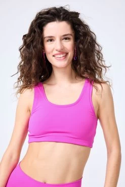 TLC Sports Bra In Bougainvillea