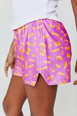 Kids Gym Shorts In Pasta Party -Chic Wear Shop Terez63e169e86cb8486125268663e169e86cb8d.63e169e86cb8d