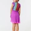 Kids Princess Dress In Rainbow Glitter Foil 2 Kids Princess Dress In Rainbow Glitter Foil -Chic Wear Shop Terez63e169e8aad1995822549463e169e8aad1f.63e169e8aad1f