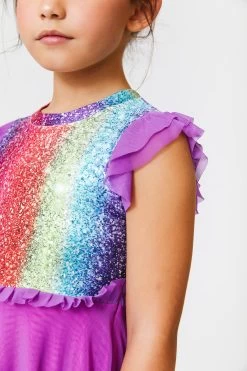 Kids Princess Dress In Rainbow Glitter Foil 11 Kids Princess Dress In Rainbow Glitter Foil -Chic Wear Shop Terez63e169e8d0de224719073663e169e8d0dea.63e169e8d0dea