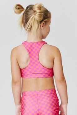 Kids Sports Bra In Melon Racing Check 8 Kids Sports Bra In Melon Racing Check -Chic Wear Shop Terez63e169ec88e4484657221663e169ec88e4b.63e169ec88e4b