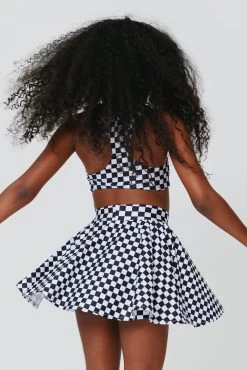 Kids Sports Bra In Racing Check -Chic Wear Shop Terez63e169ed8f4ab38775164263e169ed8f4b4.63e169ed8f4b4