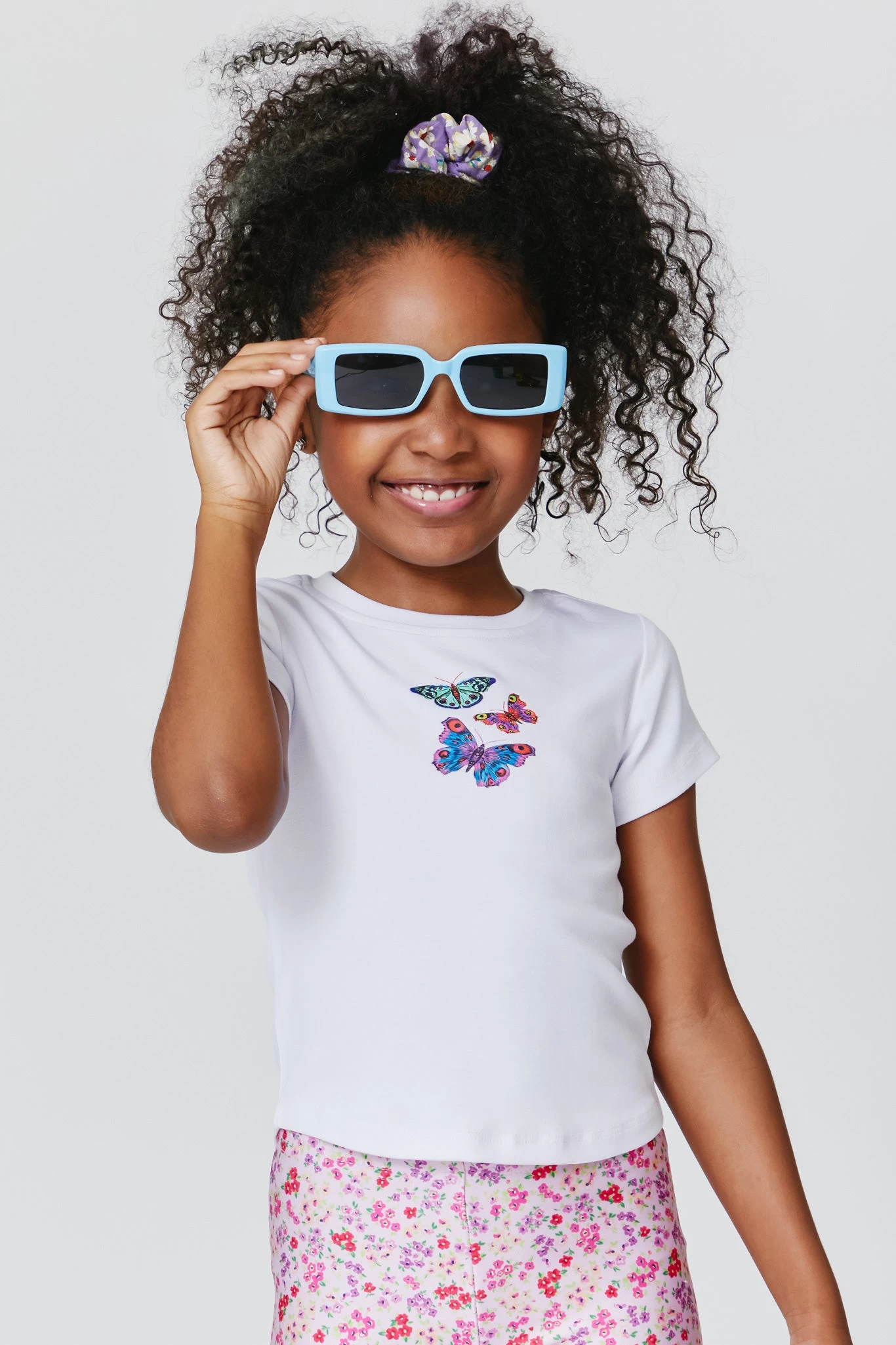 Kids Baby Tee In Neon Butterfly 11 Kids Baby Tee In Neon Butterfly - Image 9