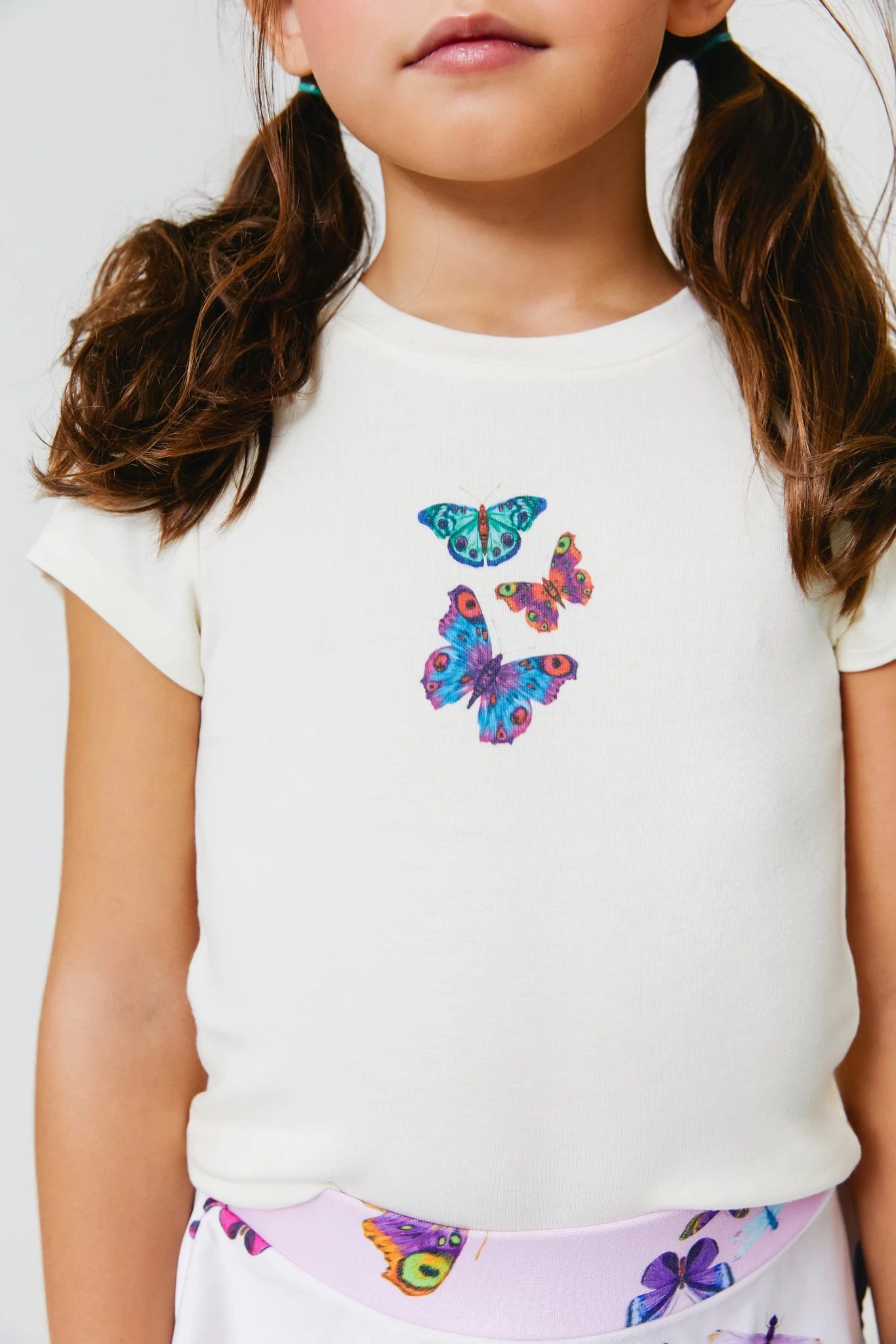 Kids Baby Tee In Neon Butterfly 7 Kids Baby Tee In Neon Butterfly - Image 5