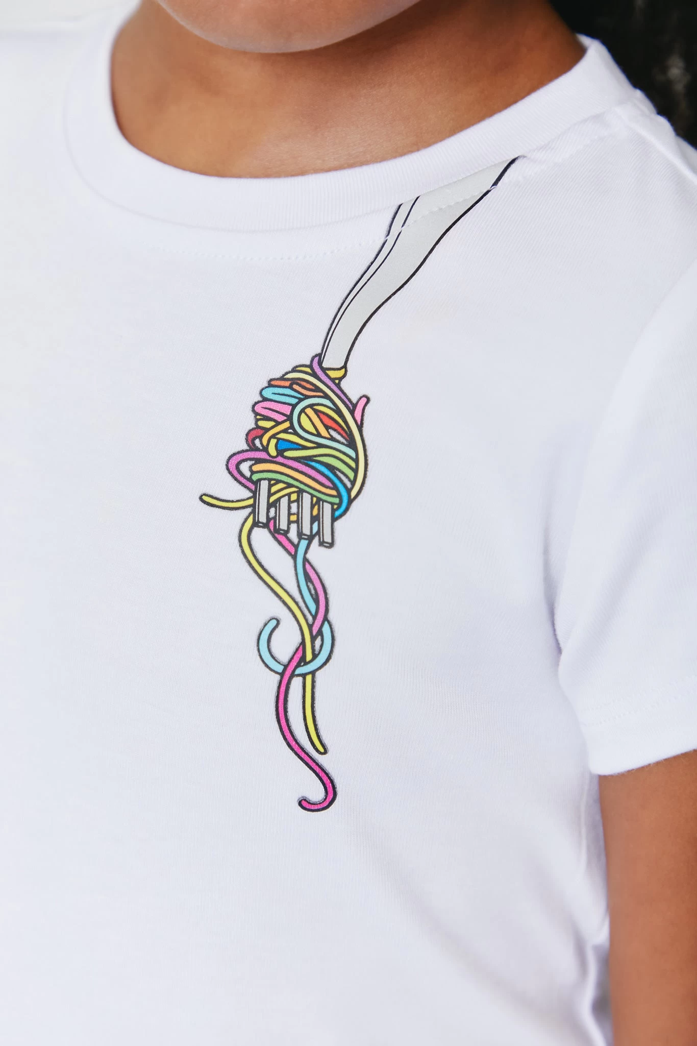 Kids Baby Tee In Pasta Party 6 Kids Baby Tee In Pasta Party - Image 4